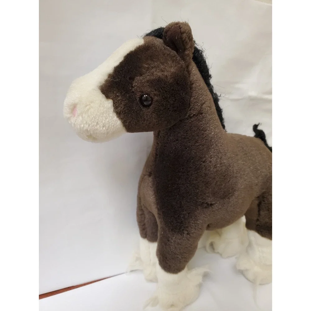 Gund Clyde‎ Dark Brown Clydesdale Horse Plush 14